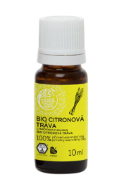 Tierra Verde Esenciální olej BIO Citronová tráva (skleněná lahvička 10 ml)